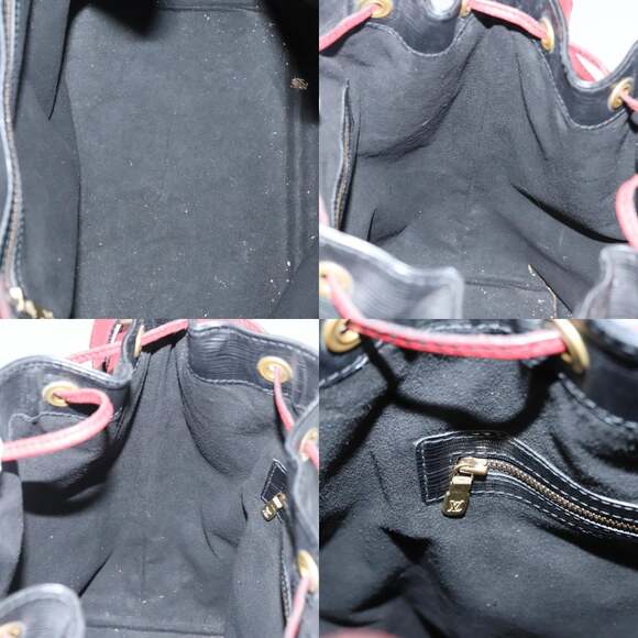 LOUIS VUITTON Epi Noe Shoulder Bag Bicolor Black Red M44017 - Picture 12 of 13